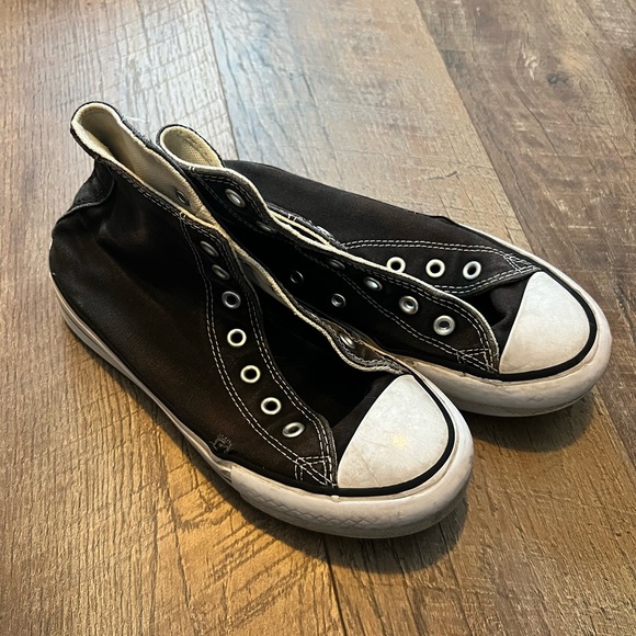 Converse Other - Converse Kids Black and White Canvas Sneakers